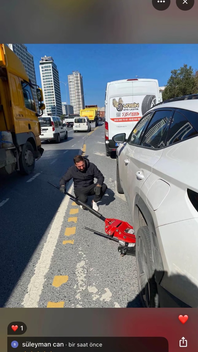 Yolda Lastik Tamir ve Değişim